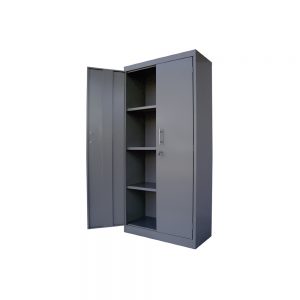 Gabinete metálico 2 puertas negro GM-9143 PM