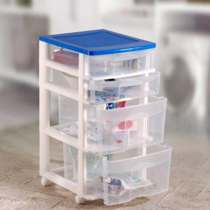 Organizador Tor 4 cajones con ruedas