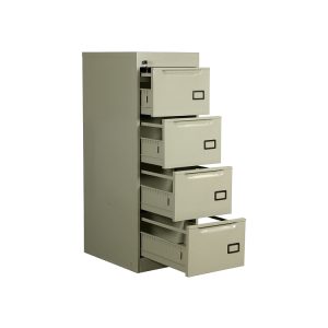 Archivero vertical metálico 4 gavetas oficio PM A-9164 arena