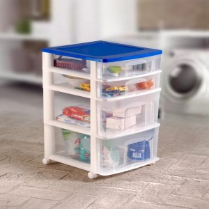 Organizador Tor 4 cajones con ruedas