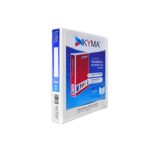 Carpeta Blanca T/C 1 1/2" Arillo En "O" Kyma