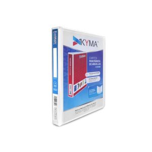 Carpeta Blanca T/C 1″ Arillo En «O» Kyma