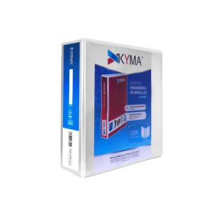 Carpeta Blanca T/C 3" Arillo En "O" Kyma