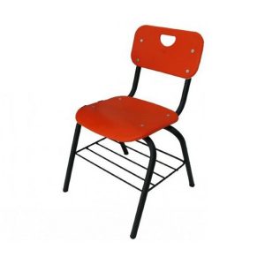 Silla tubular alumno primaria polipropileno