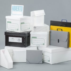 Caja para archivo muerto de plástico tamaño carta MYC