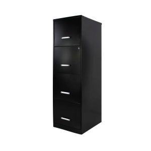 Archivero metálico Hirsh 4 gavetas vertical t/carta