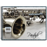 Cuaderno Pautado Estrella Espiral 50 Hjs.