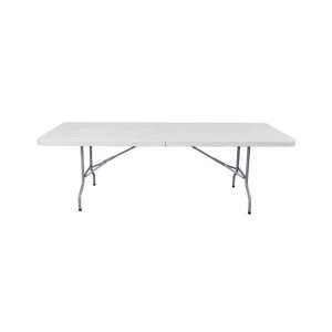 Mesa plegable 2 secciones 1.83 x .76 mts