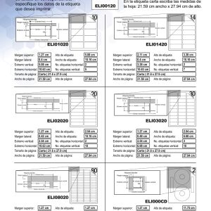 Etiquetas adhesivas láser t/carta 8 1/2" x 11" transfer pqte c/20 hojas