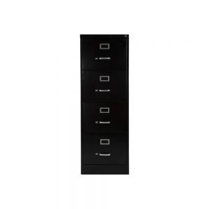 Archivero vertical metálico 4 gavetas oficio Hirsh 14119 negro