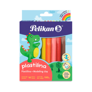 Plastilina Marqueta C/10 Colores Pelikan