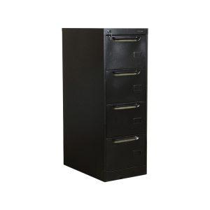 Archivero vertical metálico 4 gavetas oficio PM A-9164 negro