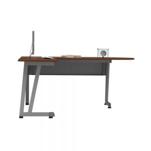 Escritorio en "L" UNNE 180 x 140 caoba CUELC140