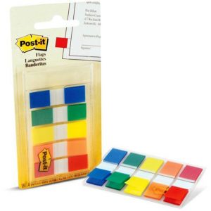 Mini banderitas 5 colores 683-5cf post it