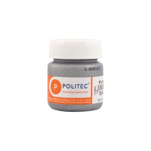 Pintura acrílica Politec metálica L700 30ml plata