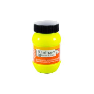 Pintura acrílica fluorescente Politec L800 100ml varios colores