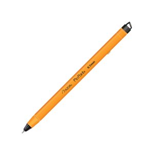 Bolígrafo PinPoint fino cuerpo amarillo negro