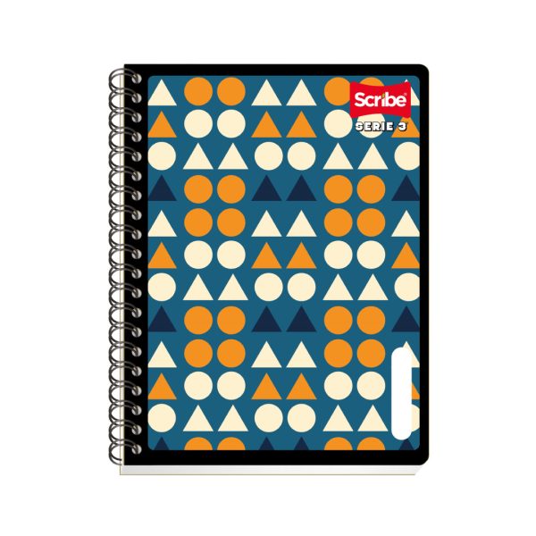 Libreta Profesional Doble Arillo cuadro 7mm 100 hjs Serie 3 Scribe - Imagen 2