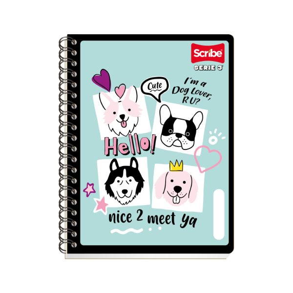 Libreta Profesional Doble Arillo cuadro 7mm 100 hjs Serie 3 Scribe - Imagen 4