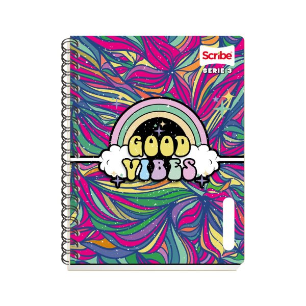 Libreta Profesional Doble Arillo cuadro 7mm 100 hjs Serie 3 Scribe - Imagen 5