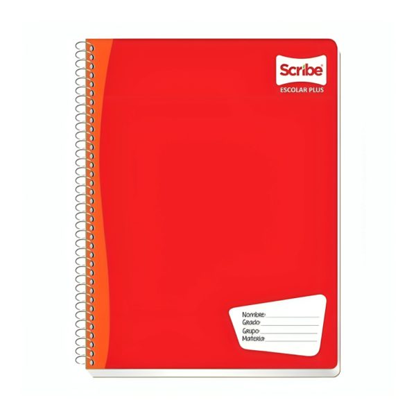 Libreta Espiral de 100 Hojas Profesional de Cuadro Grande Escolar Plus Scribe - Imagen 4