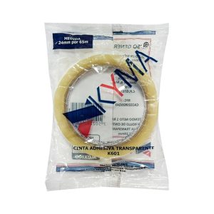 Cinta adhesiva transparente 24x65mm Kyma