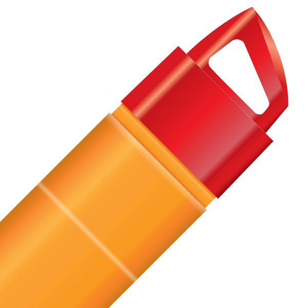 Bolígrafo PinPoint fino cuerpo amarillo Rojo - Imagen 3