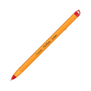 Bolígrafo PinPoint fino cuerpo amarillo Rojo