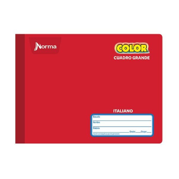 Cuaderno Cosido froma italiana 100hjs C-7 Norma Color 581298 - Imagen 2