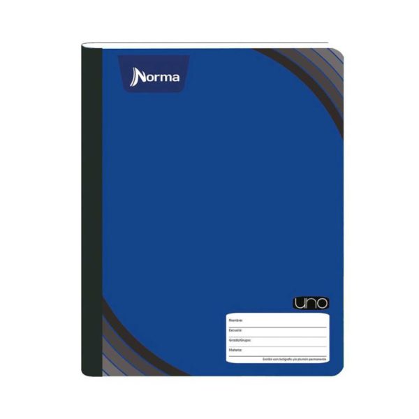 Cuaderno Profesional Cosido Norma Uno Cuadro Chico 100 hojas - Imagen 2