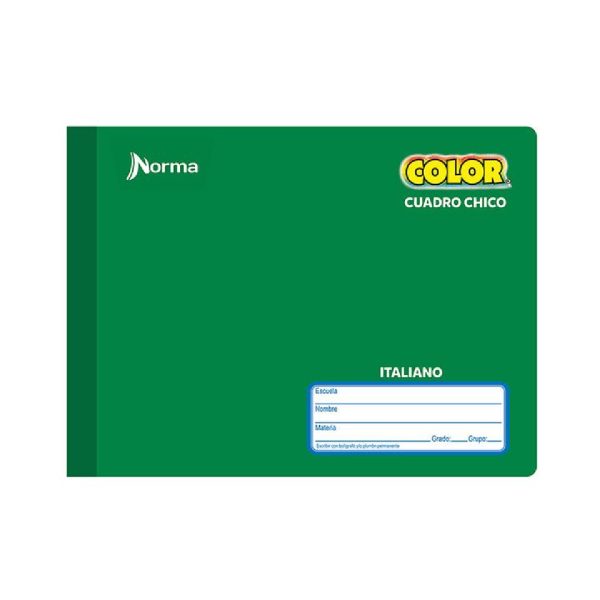 Cuaderno Cosido Italiano 100hojas c5 Norma Color 581296 - Imagen 6