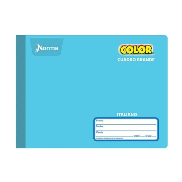 Cuaderno Cosido froma italiana 100hjs C-7 Norma Color 581298 - Imagen 6