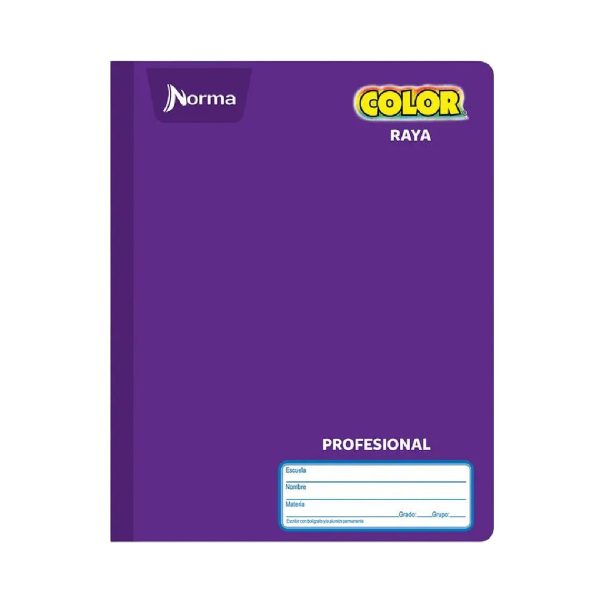 Cuaderno Cosido Profesional 100H Rayas Norma Color 581280 - Imagen 7