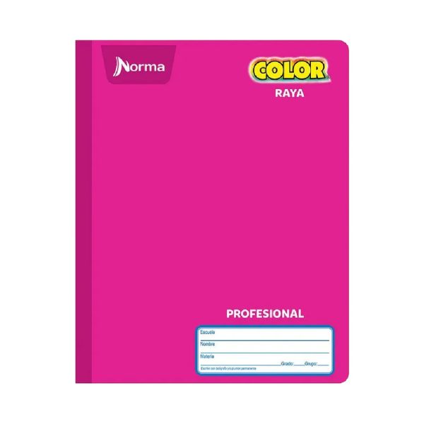 Cuaderno Cosido Profesional 100H Rayas Norma Color 581280 - Imagen 4