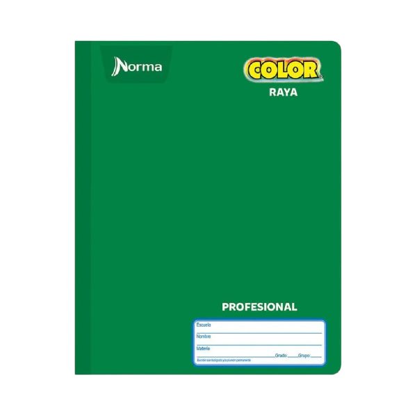 Cuaderno Cosido Profesional 100H Rayas Norma Color 581280 - Imagen 3