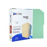 Folder Carta Verde Pastel Kyma c/100pz