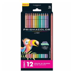 Lápices De Colores Redondos Prismacolor Junior Pastel C/ 12 pzs.