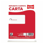 Repuesto Para Carpeta Scribe Raya.