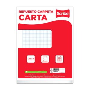 Repuesto Para Carpeta Scribe Cuadro 5mm