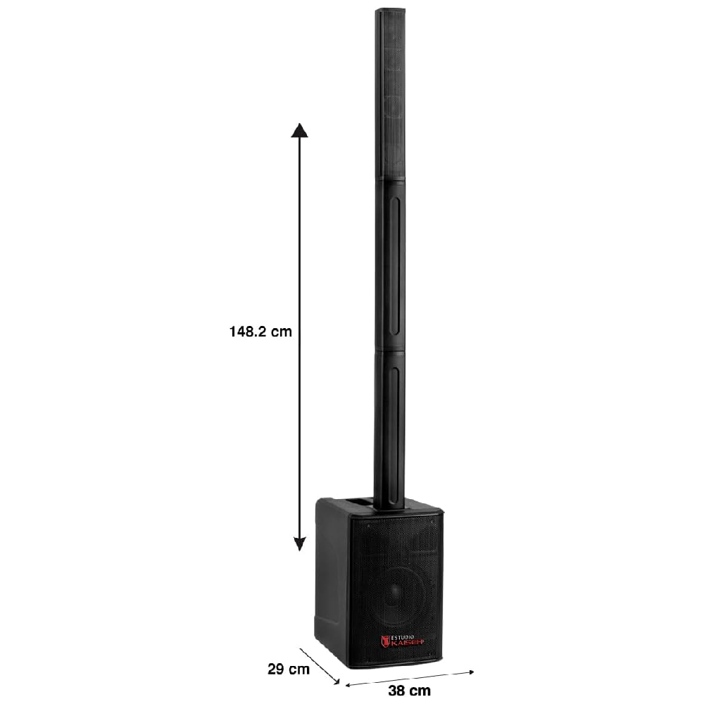 Torre 18" C/Subwoofer Kaiser KXT-1820 - Imagen 3