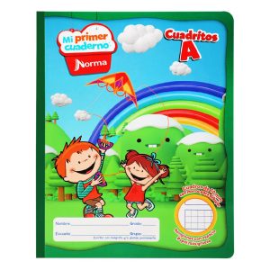 Mi Primer Cuaderno Cuadritos A Profesional Norma C/10mm 50 Hjs
