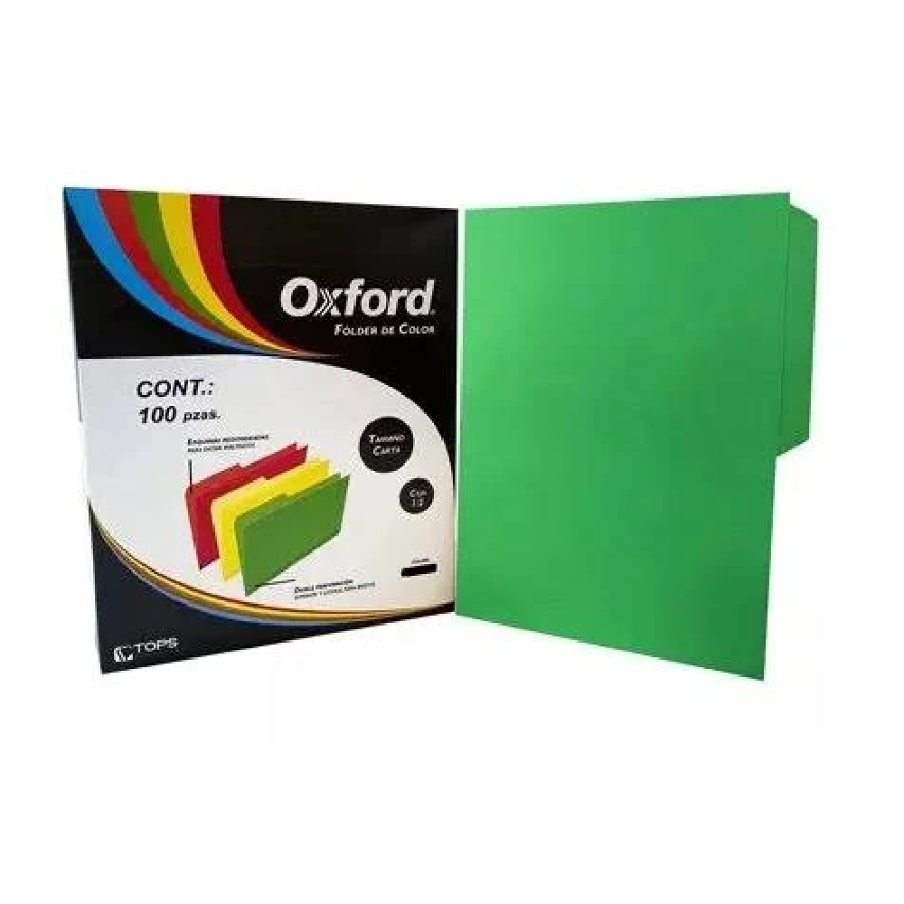Folder Carta Oxford M762 Verde