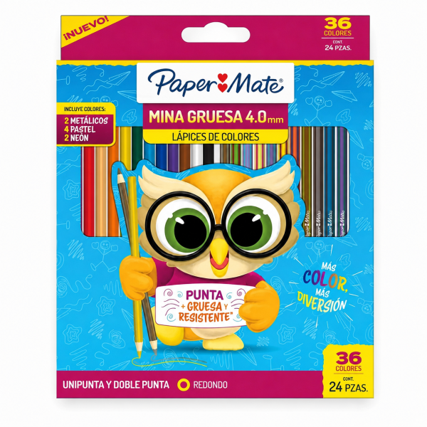 Lápices De Colores Paper Mate Berol C/24