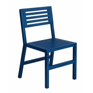 Silla Ara Metálica Azul PM