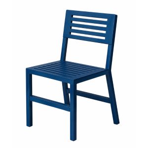 Silla Ara Metálica Azul PM