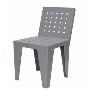 Silla Origami Metálica Gris PM